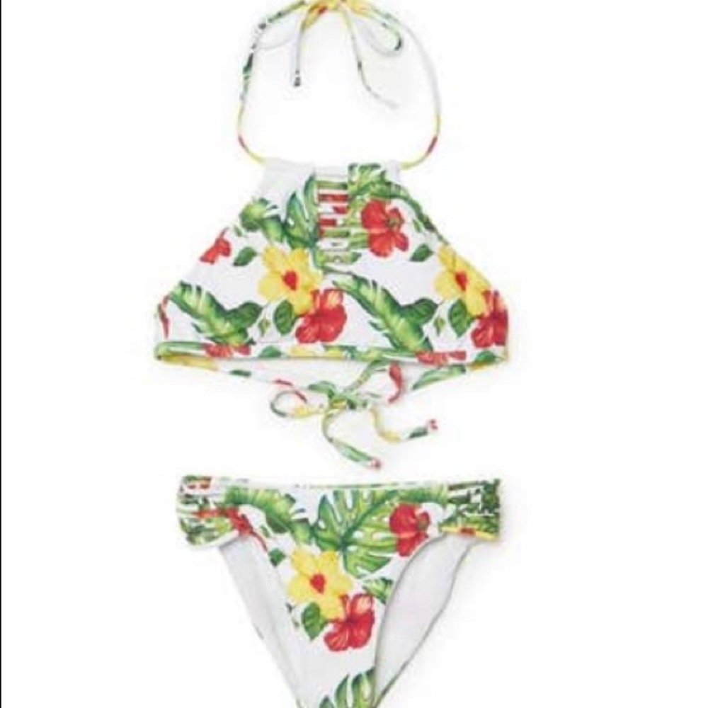 Next Floral Halter 2-Piece Swimsuit